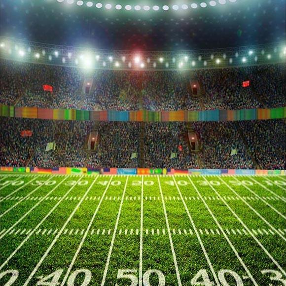 Photo Backdrop Football Field Sports Stadium Backdrops G-303