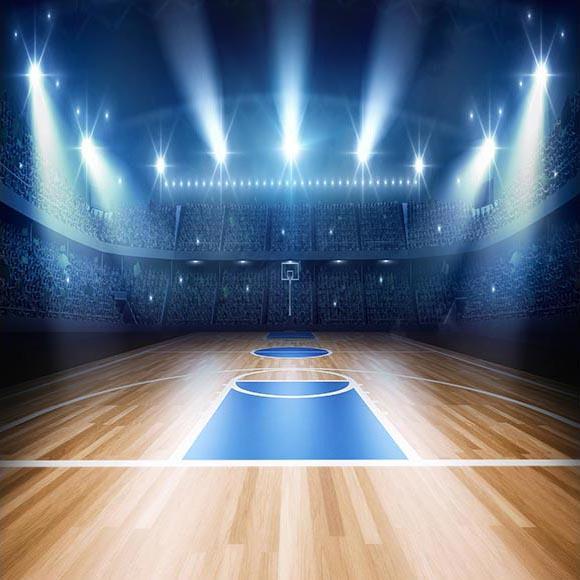 Basketball Court Sport Themed Photography Backdrops G-319