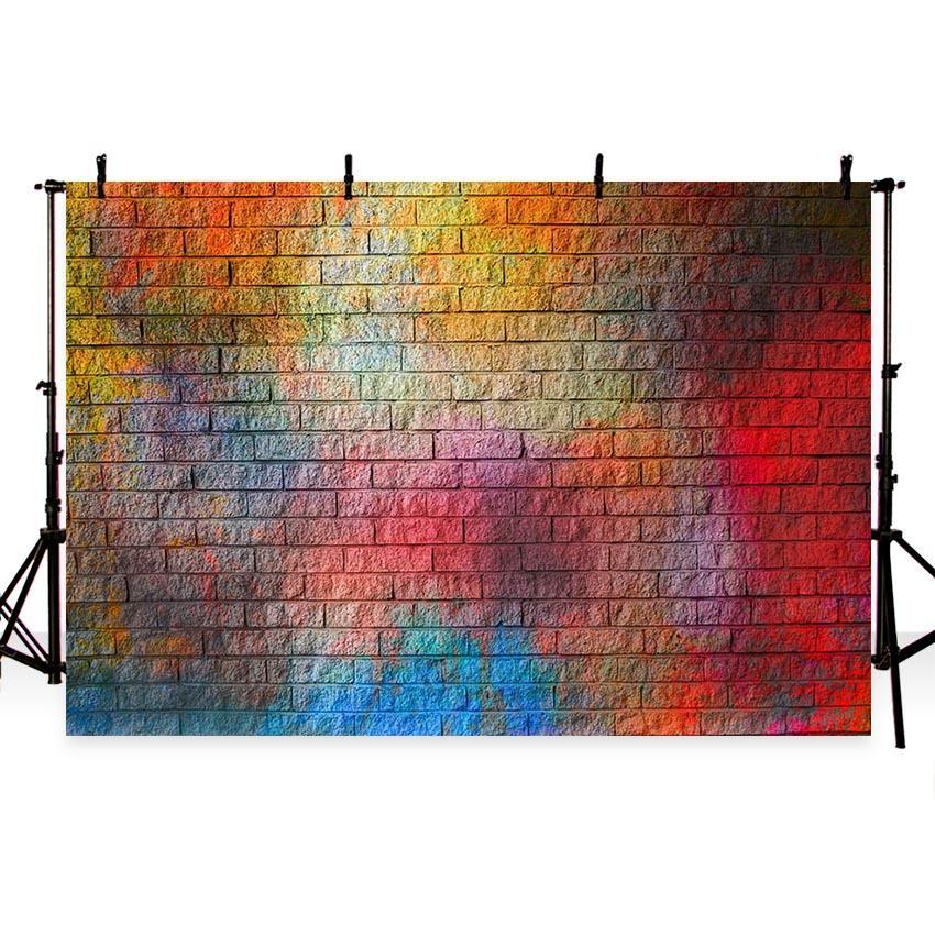 Graffiti Brick Wall Backdrops for Photo  G-422