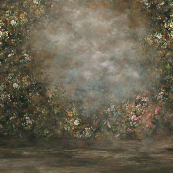 Abstract Flower Portrait Photo Booth backdrop UK  G-438