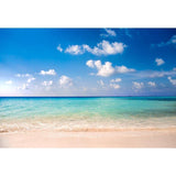 Beach Ocean Blue Sky Summer Holiday Photography Background G-584