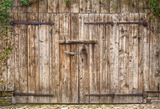Old Weathered Wooden Barn Door backdrop uk for Photo GC-93