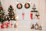 Decorated Room Christmas Gifts Backgroud for Merry Christmas GX-1045