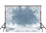 Winter Backdrops Snowy Backdrop Glitter Background HJ02701