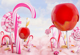 Candy Pink Backdrop UK for Children Photography HJ03171