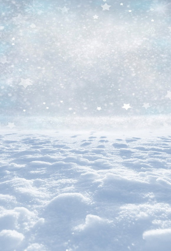 Season Background Winter Backdrop Snowflake Backdrop White Star J02730