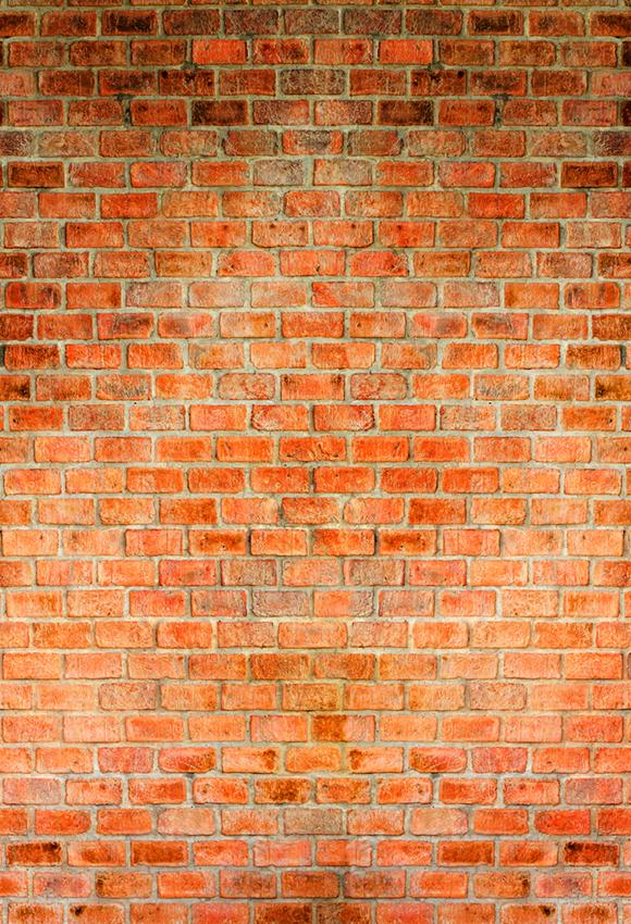 Red Brick Wall Photo Booth Backdrop UK J03145