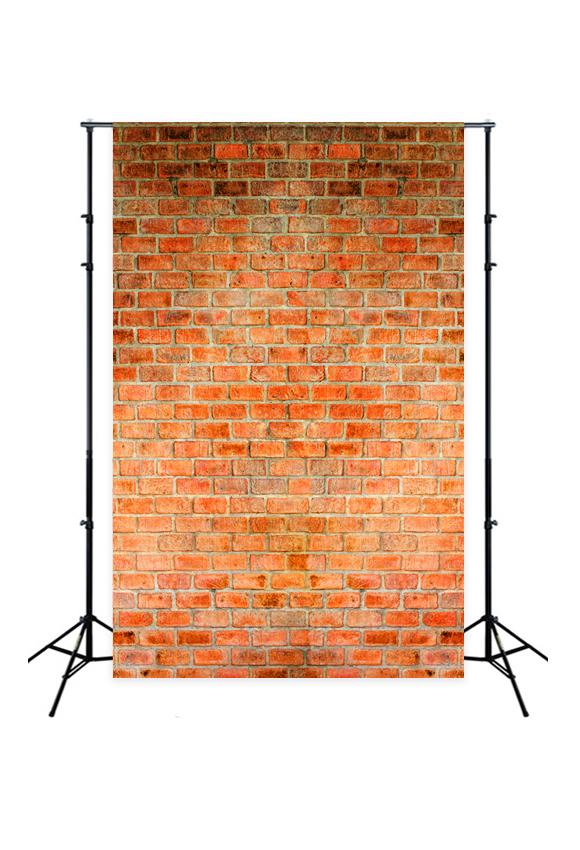 Red Brick Wall Photo Booth Backdrop UK J03145