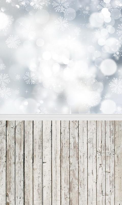 Bokeh Snowflake Christmas Photography backdrop UK L-893