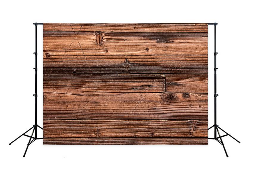 Brown Vintage Wood Photography backdrop UK LM-H00144