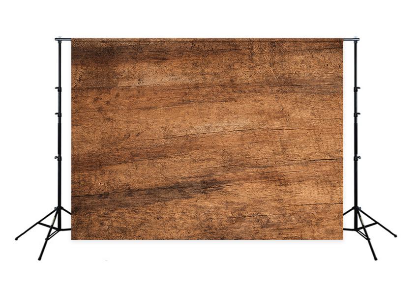 Retro Grunge Wood Wall Decor Photo Backdrop UK LM-H00199