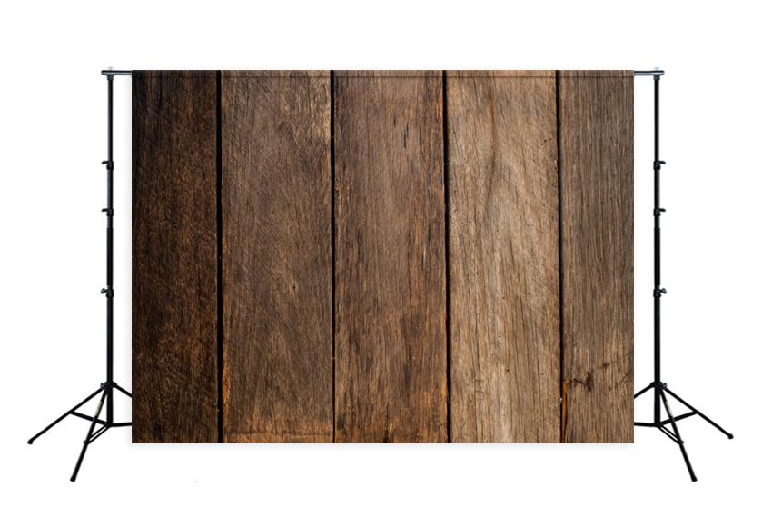 Grunge Wood Wall Photo Booth Backdrop UK LM-H00204