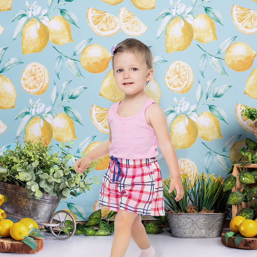 Lemon Plants Decoration Photography Backdrop UK M-34