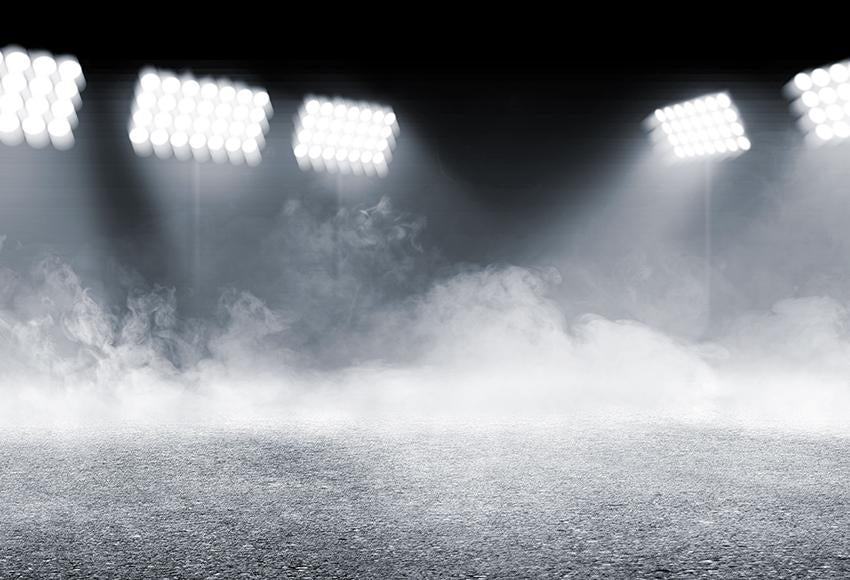 Sports Backdrop Spotlights Smoks Photography Backdrop M029