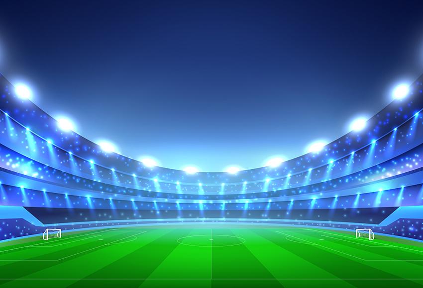 Soccer Stadium  Sports Backdrop Photography Backdrop M030