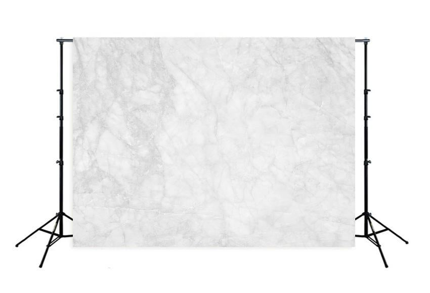 White Marble Abstract Texture Backdrop for Photography M185