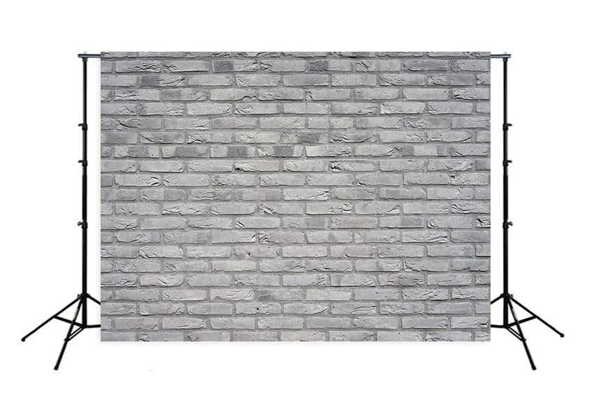 Grey  Brick Wall Backdrop for Photo Booth M259