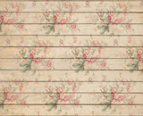 Retro Floral backdrop UK Wood backdrop UK for Photography NB-004