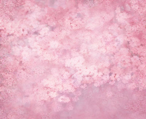 Peach Pink Blurry Floral Backdrop for Photography NB-050