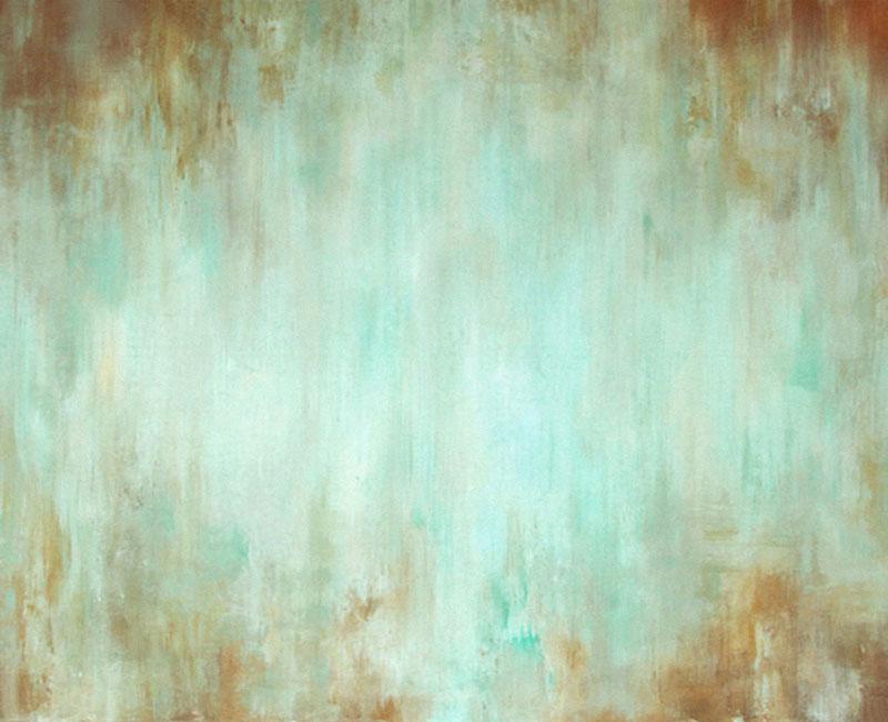 Green Blue Cyan Brown Abstract Retro Portrait Photography Backdrop NB-076