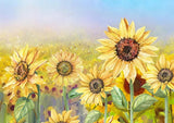 Summer Sunflower Photography Backdrop NB-194