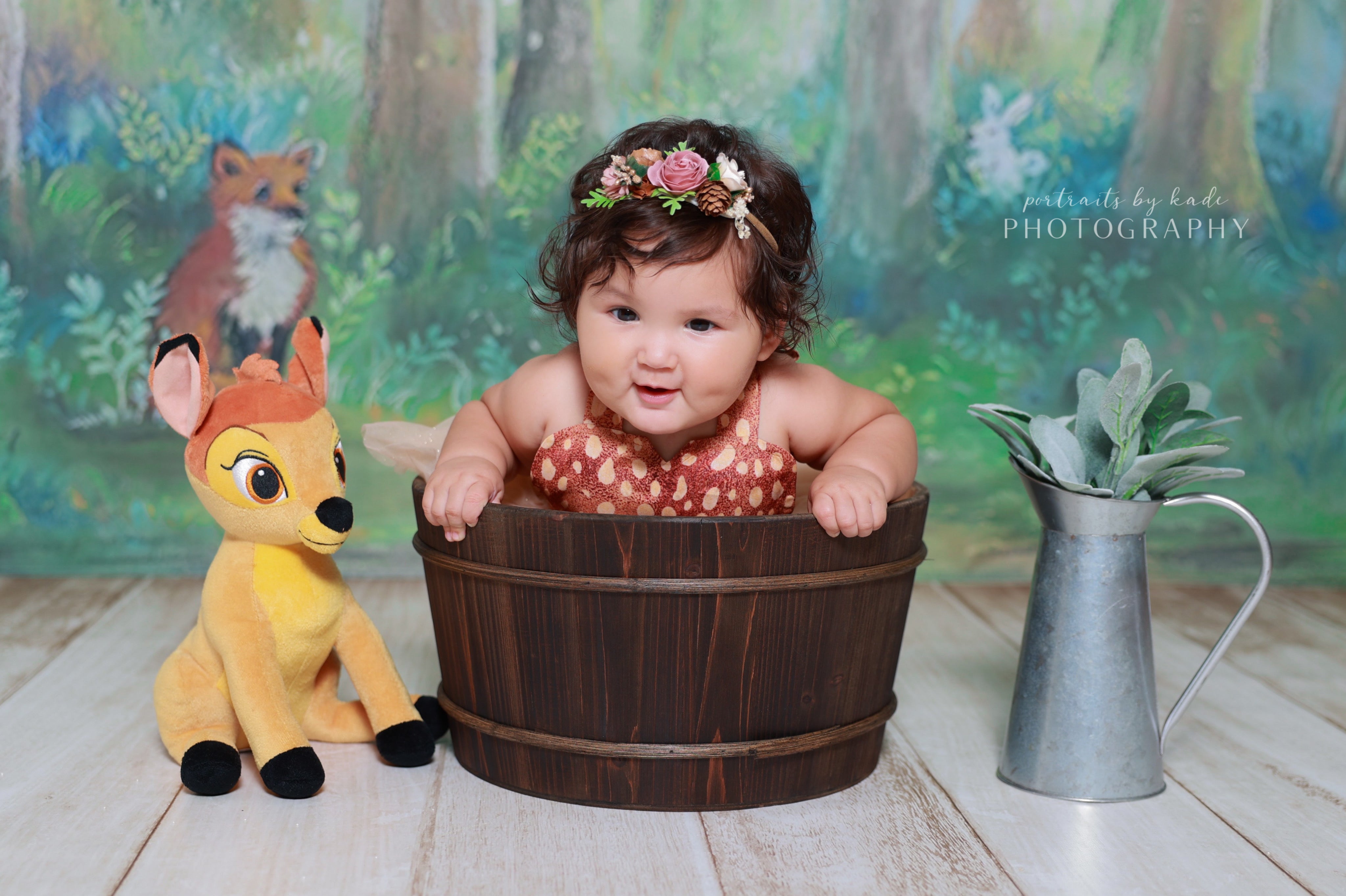 Jungle Forest Newborn Backdrop for Photography