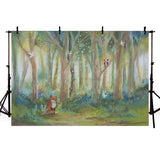 Jungle Forest Newborn Backdrop for Photography