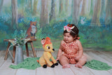 Jungle Forest Newborn Backdrop for Photography