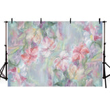 Artistic Oil Painting Flowers Photography backdrop UK for Photo Booth NB-494