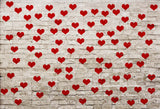 Valentine Love Hearts  Backdrop for Photography