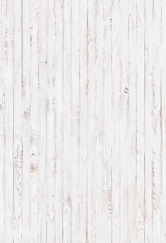 White Wood Photography Backdrop for Party