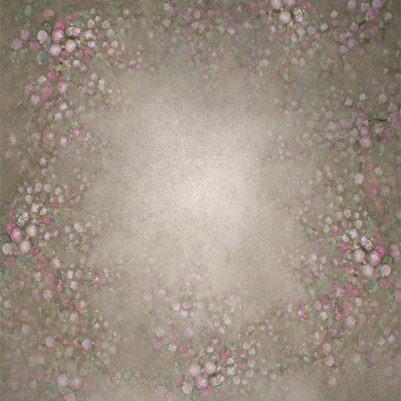 Abstract Photo backdrop UK Bokeh Blurred Flowers  S-2974