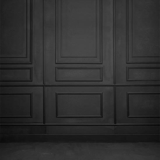 Black Grunge Vintage Door Backdrop UK For Photo Studio S-3164