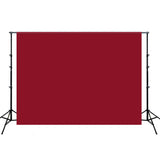 Solid Color Burgundy Muslin Photo Booth Backdrop
