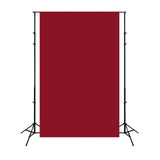 Solid Color Burgundy Muslin Photo Booth Backdrop UK SC11