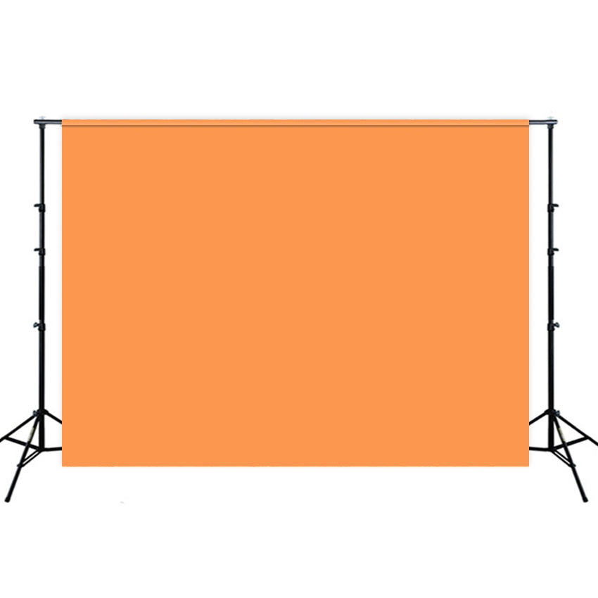 Solid Color Tangerine Portrait backdrop UK for Photo Studio SC19