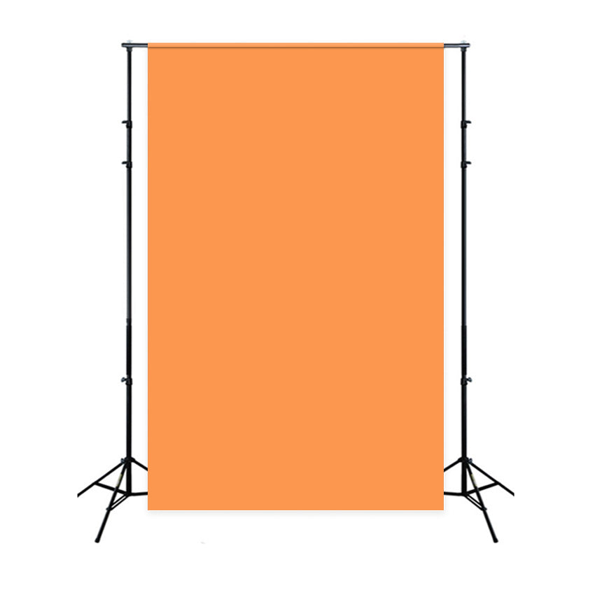 Solid Color Tangerine Portrait backdrop UK for Photo Studio SC19