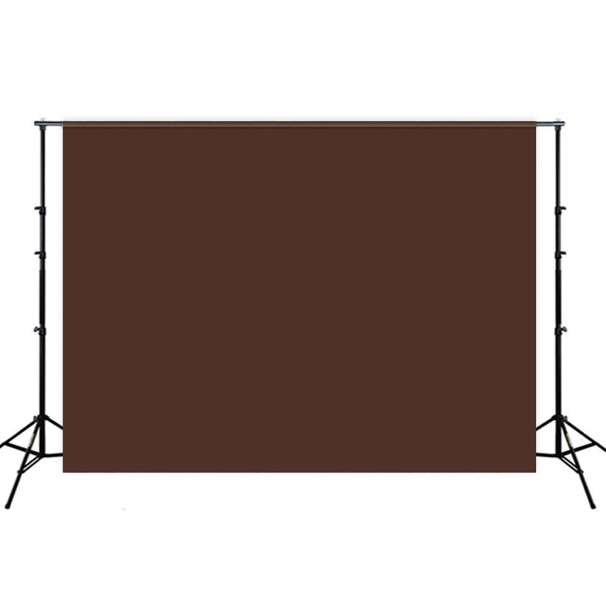 Chocolate Solid Color  Backdrop UK for Photography SC56