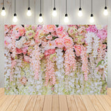 Pink Rose Wall Wedding Decoration Backdrop