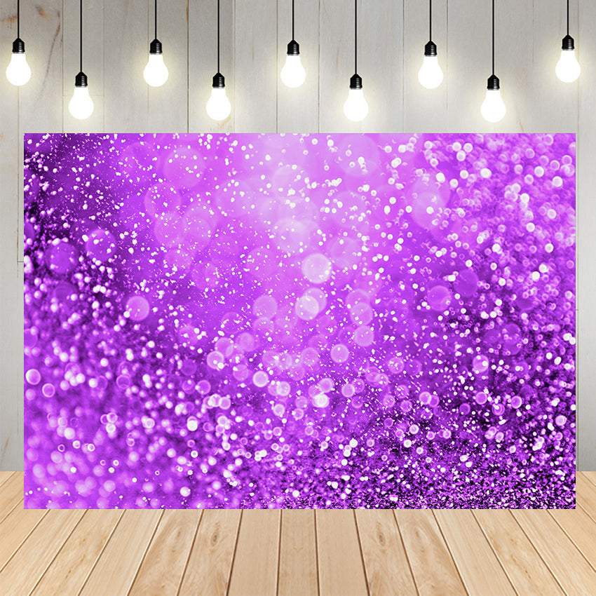 Purple Bokeh Backdrop for Party Decoration SH-1007