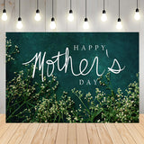 Mother's Day Flowers Green Color Backdrop SH-1020