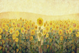Summer Backdrop Sunflower Art  Photo Backdrop 