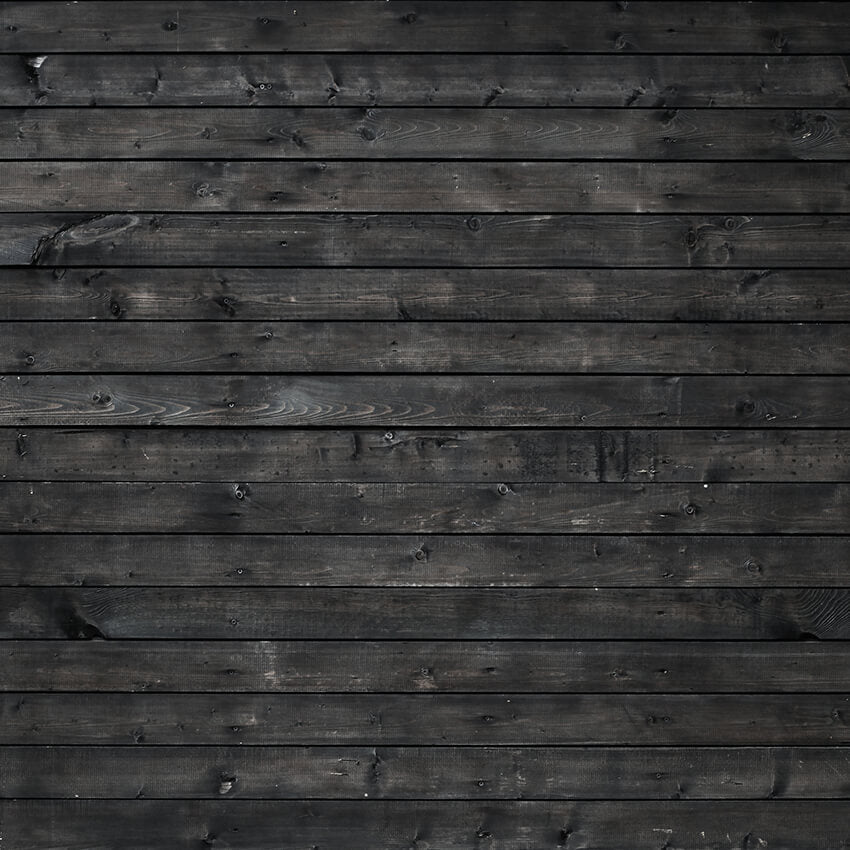 Wood Floor Black Old Photo Shoot Backdrop