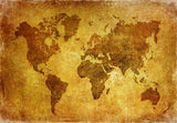 Old World Map Children Backdrop for Photo Booth