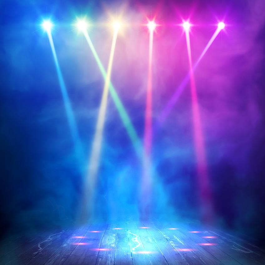 Colorful Spotlight Smog Satge Show Backdrop SH-718 – Dbackdropcouk