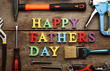 Happy Father's Day  Wood Photo Background for  Photography  SH621