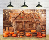 Halloween Pumpkins Autumn Backdrop for Photography UK  TKH1589