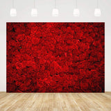 Red Rose Photo Background for Valentine's Day Decorations VAT-42