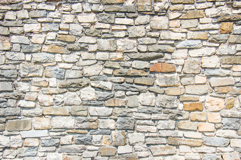 Close Up Stone Wall Texture Backdrop UK for Photos D-243