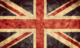 Vintage Union Jack Flag Backdrop for Photography UK FL-007